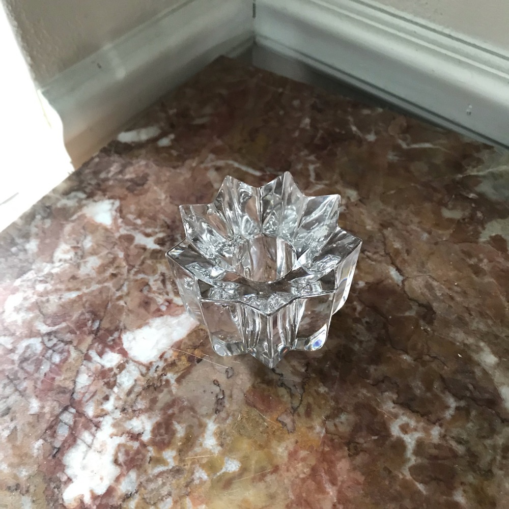 3/$25 Glass Candle Holder